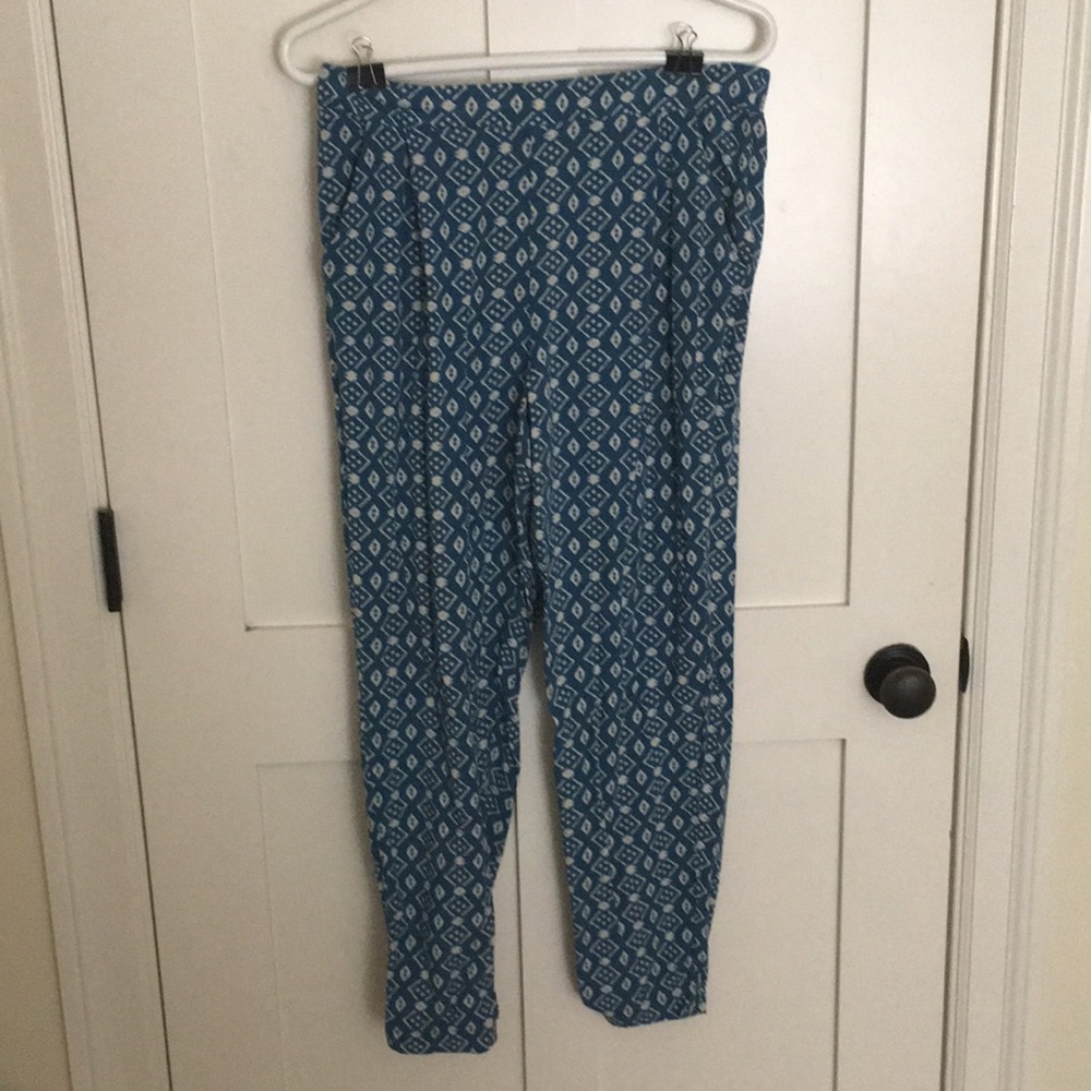 Forever 21 Blue Parachute Pants